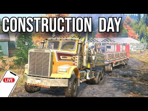 LIVE 🔴 | SNOWRUNNER | ALL DAY CONSTRUCTION #livestreams #shorts #gaming
