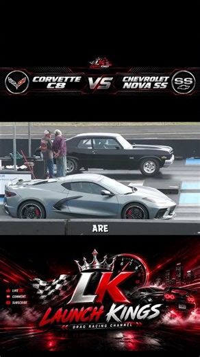 C8 Corvette vs Classic Nova SS... 50 YEARS OF CHEVY POWER! 💀🔥
