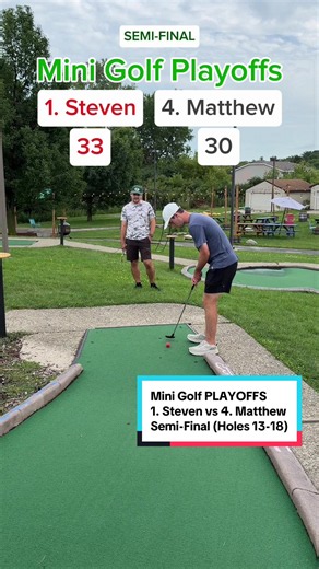 Mini Golf Playoffs Semi-Final: Steven vs Matthew Holes 13-18
