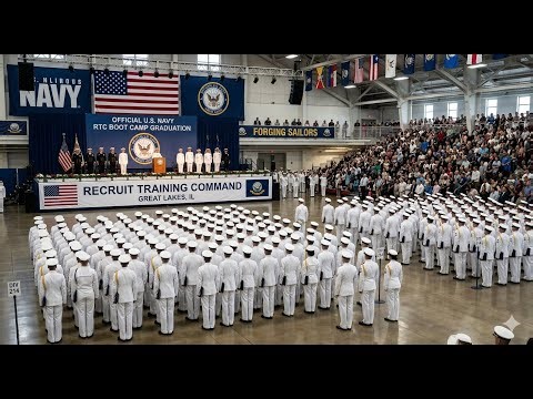 Epic US Navy RTC Boot Camp Graduation LIVE! New Sailors Triumph #USNavy #NavyGraduation