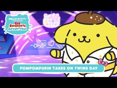 Pompompurin Takes on Twins Day | Hello Kitty and Friends Supercute Adventures S13 EP11