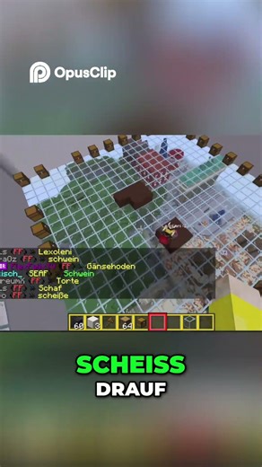 Spanferkel Bau Überraschung mit Ketten & Lagerfeuer! #shorts #minecraftserver #foryou #sketch #funny