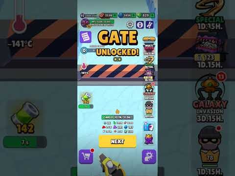2 NEW GATES ⛩️& NEW LEVEL⬆️ Alien Invasion RPG Idle Space🛸