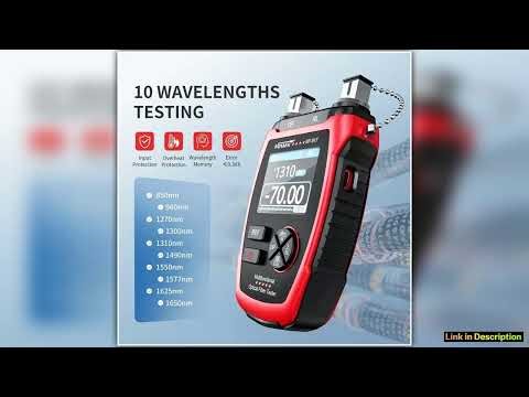 NOYAFA Fiber Tester Optical Power Meter VFL REF FC SC Visual Fault Locator Highprecision Light