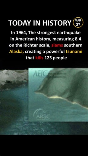 How Powerful Was Alaska’s 1964 Earthquake? 🌊 #Shorts
