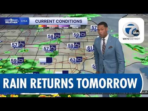 Metro Detroit Weather Forecast: Cooler Temperatures And Rain Return