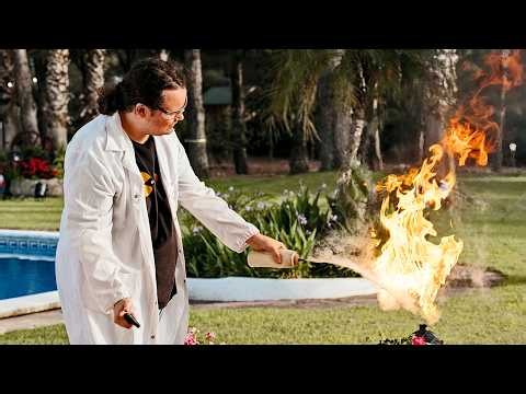 Químico crea FUEGO en directo de una forma que nunca habrás visto