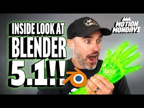 Blender 5.1 Is Out + Photoshop Can Rotate ANYTHING in 3D | Motion Mondays