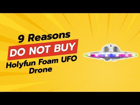 Holyfun Foam UFO Drone for Kids | 9 Reasons NOT to Buy 🚫🛸