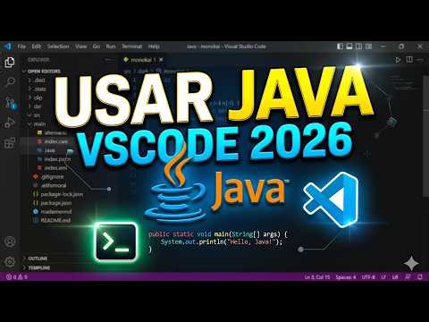 Cómo USAR JAVA en Visual Studio Code PASO A PASO (2026)