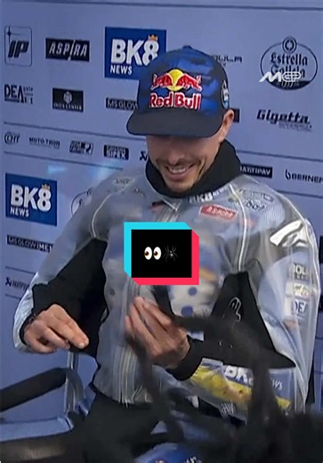 A tough Sunday calls for a little mischief 😂🕷️ #AustralianGP🇦🇺 #MotoGP