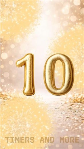 10-Second New Year Timer | Gold Fireworks Edition ✨ #HolidaysWithYouTube