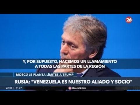 🚨 TENSIÓN RUSIA - EEUU | Mensaje del Kremlin por la situación en Venezuela #26global