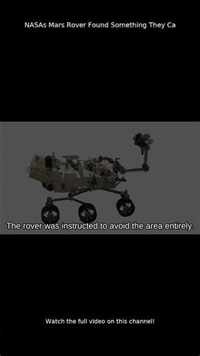 NASA's Mars Rover Found Something They Can't Explain #Shorts