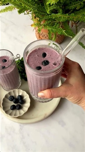 Refreshing Blueberry Mint Smoothie Recipe | Waitrose