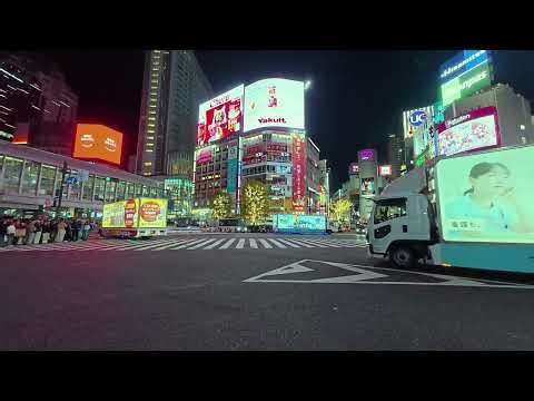The World's Busiest Crossing: Shibuya Scramble. 4K City Ambience