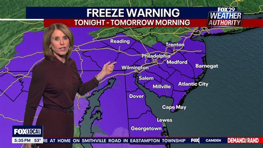 Weather Authority: Freeze warning tonight