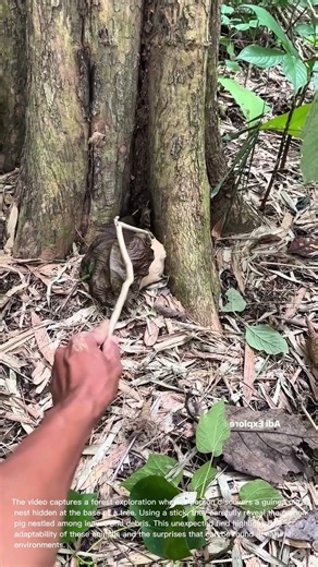 Forest Discovery: Uncovering a Hidden Guinea Pig Nest