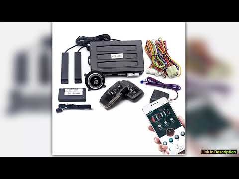 Universal Car Alarm AutoStart System APP Remote Control Engine Ignition Kit Push One Button Start S