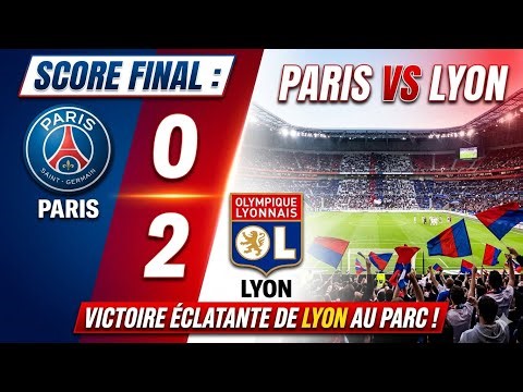 Endrick Goals ! PSG vs LYON 1-2 - Highlights & All Goals 