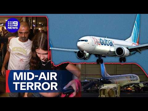 Pilot stabbed by other pilot on flight from Dubai to Tel Aviv | 9 News Australia