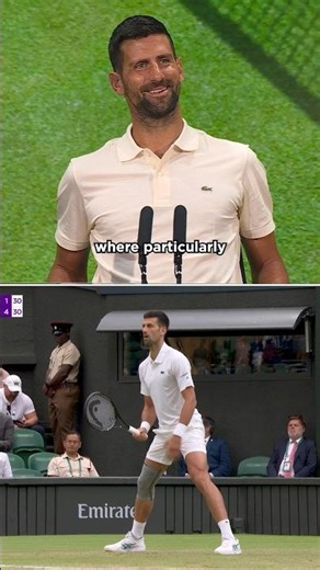 Novak has seen it all at The Championships 😅⚽️