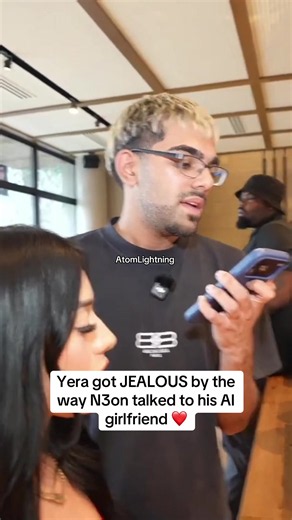 Yera got JEALOUS by the way N3on talked to his AI girlfriend ❤️ #n3on #yera @YeraOfficial