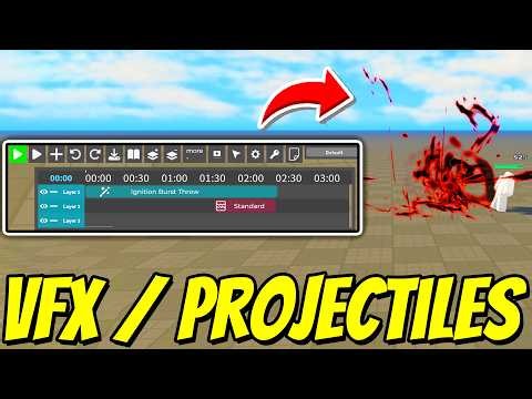 How To MAKE VFX & PROJECTILES In The Strongest Battlegrounds SKILL BUILDER V2! Roblox TSB