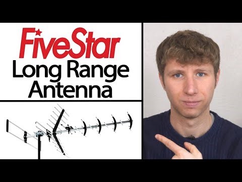 Five Star Outdoor HDTV Antenna 200 Mile Long Range Review