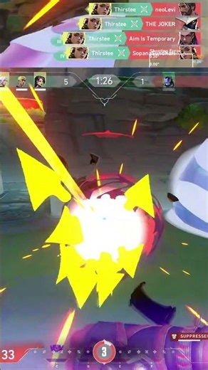 Raze Ult 4 kills !!😱😱| Dangerous gameplay| #valorant #razevalorant #viralshorts #gameplay
