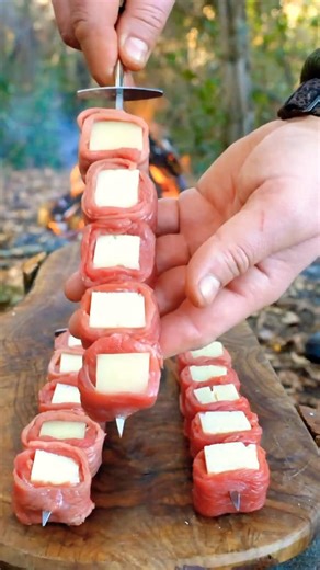 Fire-Grilled Beef Cheese Bites That Look Incredible