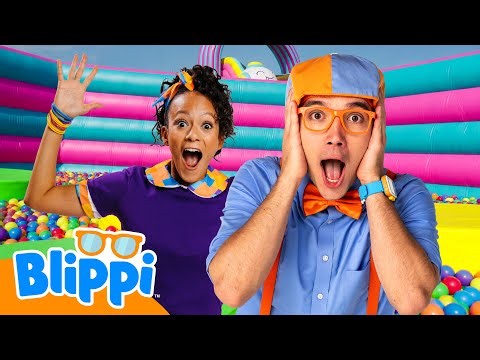 Blippi's Biggest Ball Pit Challenge! | Educational Kids Videos | Fun Game Compilations