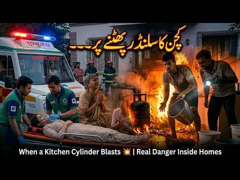 When a Kitchen Cylinder Blasts 💥 | Real Danger Inside Homes