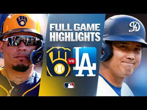 BREWERS vs. DODGERS: Official Full Game Highlights (August 15) | 2026 MLB Season