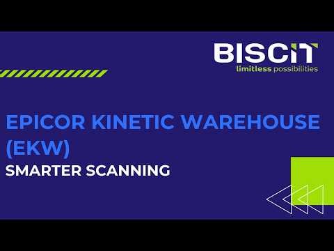 Scan Smarter in Epicor Kinetic Warehouse (EKW): Scan to Navigate + Multi-Barcode Setup