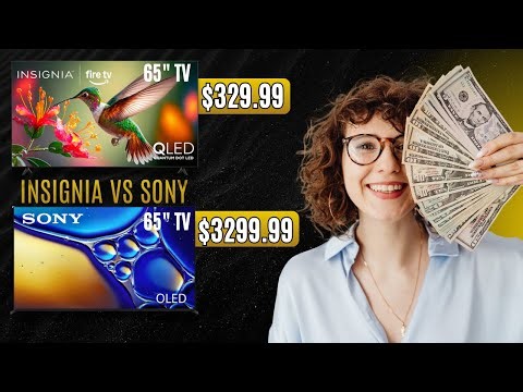 Insignia 65″ QLED for $329 vs Sony BRAVIA 8 II OLED for $3299? Which 4K TV Is Worth It? QLED vs OLED