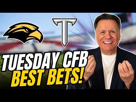 TUESDAY NIGHT College Football! Southern Miss vs Troy BEST Bets TONIGHT