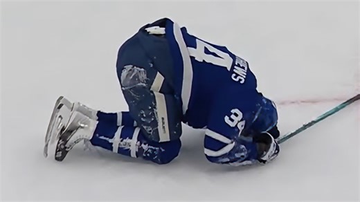 They abandoned him - Auston Matthews was taken out and Toronto did nothing