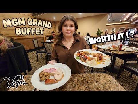 I Tried MGM Grand's $35 All You Can Eat Buffet in Las Vegas...