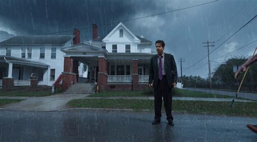 The Workflow Builder in the Grok Imagine Prompt Manager Pro makes setting up a shot like this a snap~1. Alien character2. Businessman character3. House in background (taken from a Google maps street view)Simple prompt: make @image2 a dark rainy day. the alien @image1 walks to the white house as a huge spaceship flies overhead. The man @image3 sees the alien and runs away, hystericalOne of the best features of the Workflow Builder is that you can save and reload these complex shots with the click