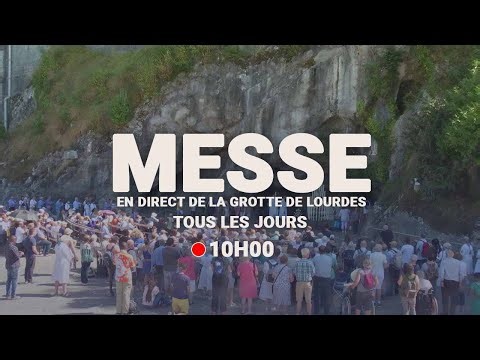 Messe de 10h à Lourdes du 24 avril 2026