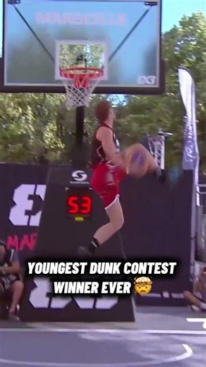 18 years old. Dunk Contest champion. 🤯 Piotr Zawiślak just made history. 🇵🇱 #3x3WTMarseille