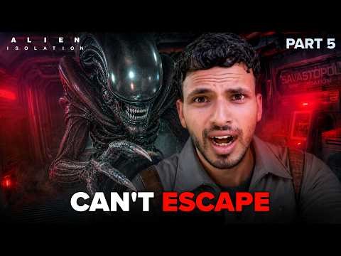 I’m Stuck Here 😱 | Alien: Isolation Part 5 (Hindi)
