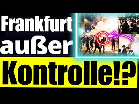 💥EIL💥SILVESTER IN FRANKFURT (HAUPTWACHE) AUßER KONTROLLE !!