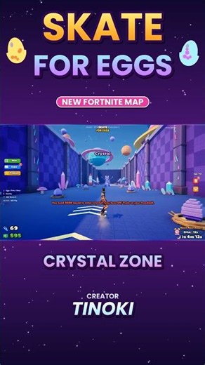 🥚 HAVE YOU TRIED SKATE FOR EGGS? | NEW FORTNITE MAP OUT l