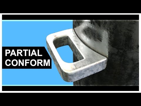 Conform Partial Part of Mesh in Max