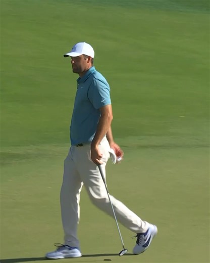 304 yards to 3 feet with a 3 wood. Just another day at the office for Scottie Scheffler. #PGAChamp | #TopShotTuesday | PGA Championship