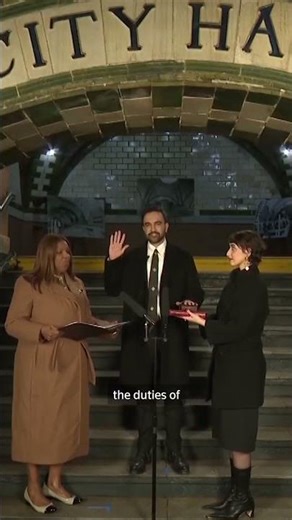 Zohran Mamdani sworn in as New York City mayor