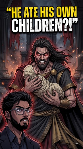 Cronus Ate His Own Children?! The Terrifying Titan King | Greek Mythology #Shorts #mythology