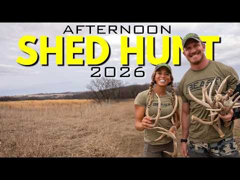 Shed Hunting on Bowmar's Farm 2026 | RARE Deer Shedding Footage! |